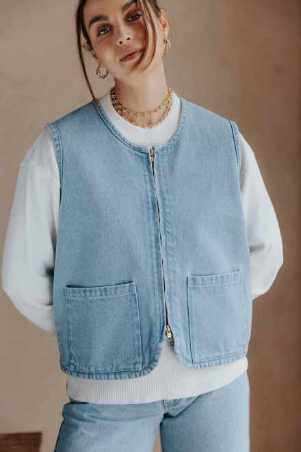Veste Cara Bleu clair Orta Veste Cara Bleu clair Orta