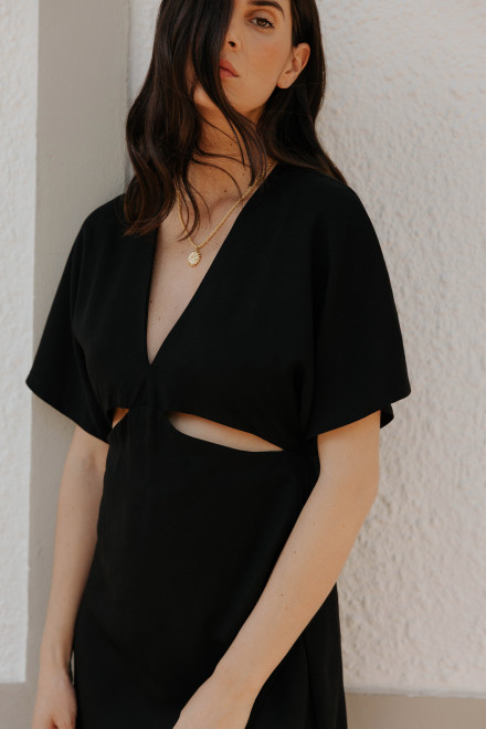 Robe Fantine Noir orta Robe Fantine Noir orta